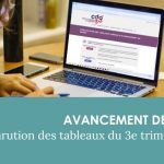 Une personne consultant le site internet du CDG50