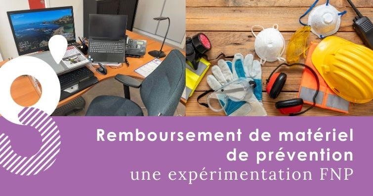 Remboursement de matériel de prévention : le FNP de la CNRACL lance une expérimentation