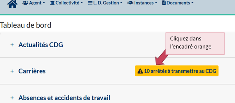 Actes à transmettre au CDG50