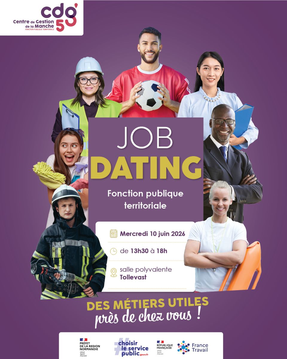Job dating territorial mercredi 10 juin à Tollevast