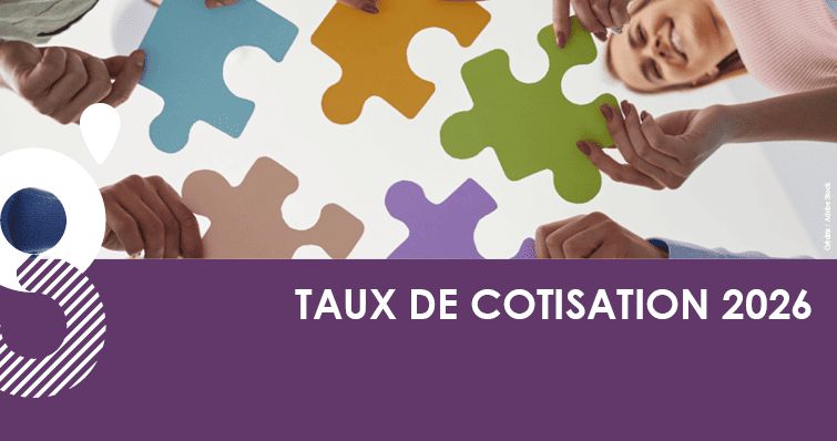 Taux de cotisation 2026 au CDG50